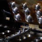스테인레스 스틸 델럭스 타트 셸 생산 라인 상업용 간식 기계