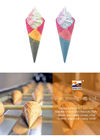 세미 - 다양한 모양과 자동 아이스크림 웨이퍼 콘 성형기