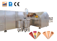 5대 킬로그램 / 시간 굴려진 설탕 콘 기계 자동 아이스크림 콘 생산 라인