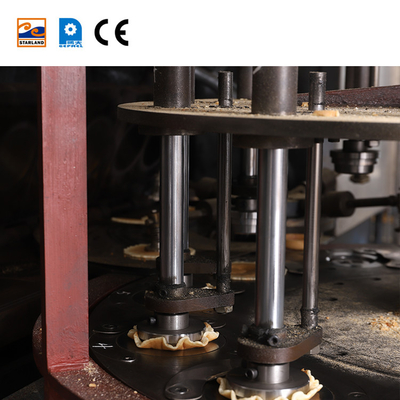 PLC 제어 및 2.0hp 모터와 함께 자동 쿠키 만드는 기계 와플 바구니 생산 라인