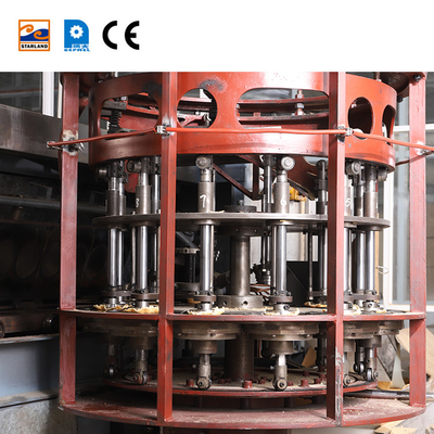 PLC 제어 및 2.0hp 모터와 함께 자동 쿠키 만드는 기계 와플 바구니 생산 라인