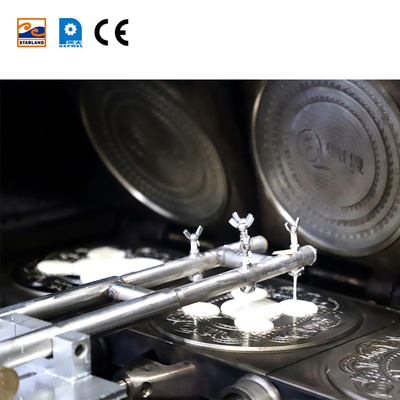 자동 스테인리스 스틸 PLC 제어 스냅 생산 장비 오블레아스 웨이퍼 기계