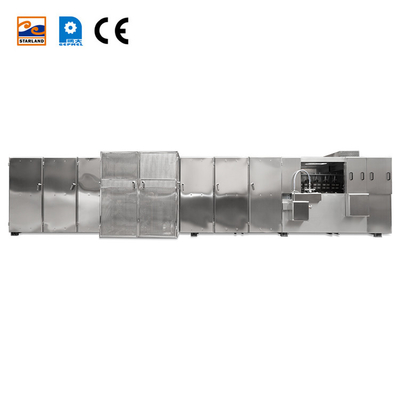 자동 스테인리스 스틸 2.0hp / 1.5KW 모나카 웨이퍼 생산 라인 PLC 제어