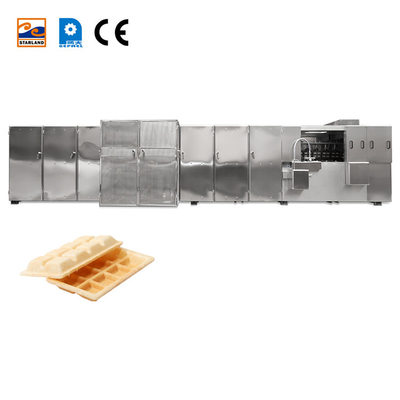 PLC 제어 자동 모나카 웨이퍼 쿠키 생산 라인 380V/220V 전압