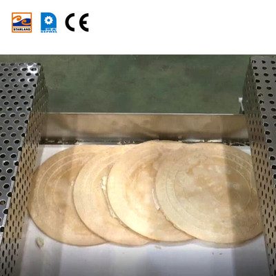 디지털 온도 디스플레이로 맞춤형 스테인리스 스틸 자동 오블레아스 웨이퍼 생산 라인