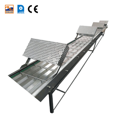 220V/380V 전원 공급 장치로 생산 라인을위한 마샬링 냉각 컨베이어