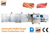 튼튼한 설탕 콘 생산 라인/산업 아이스크림 제조기 7000L*2400W*1800H