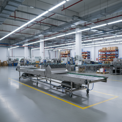 Factory Direct Sales Marshalling Cooling Conveyor Suitable For Continuous Biscuit Conveyance