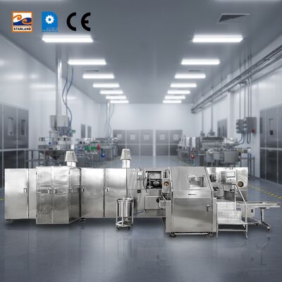 바르키요 콘 생산을 위해 설계된 조립 라인으로, 높은 생산 능력과 작동을 보장합니다.