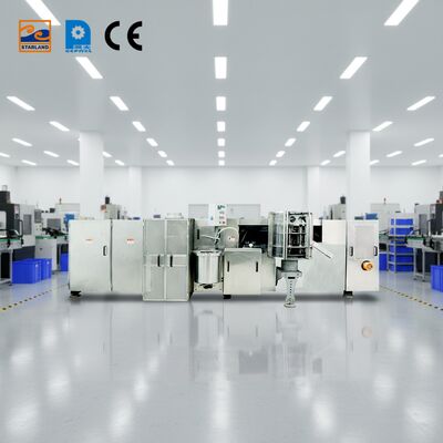 자동 웨플 바구니 기계 대량 생산에 적합한 연속 작동