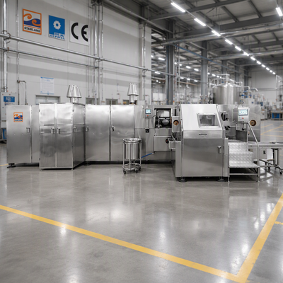 Video Technical Support Barquillo Cone Production Line Gas Heating Method Continuous Operation Suitable For Industrial