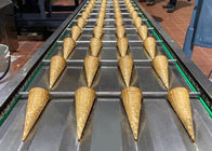 10대 킬로그램 / 시간 설탕 롤러 격자무늬 아이스크림 콘 기계