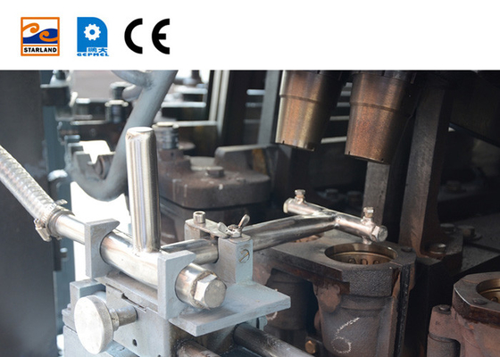 0.75kw 28 폼 자동 웨이퍼 코너 생산 라인 웨이퍼 쿠키 베이킹 머신