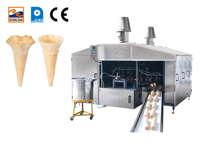 28대 플레이트 웨이퍼 콘 생산 라인 아이스크림 웨이퍼 콘 기계