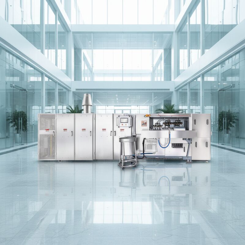 스테인리스 스틸로 만든 자동 웨이퍼 코너 기계 맛있는 크리시피 웨이퍼 코너의 지속적인 생산을 위해 완벽합니다