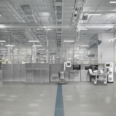 PLC 가스 가열 계란 롤 생산 라인 1200개/시간 생산