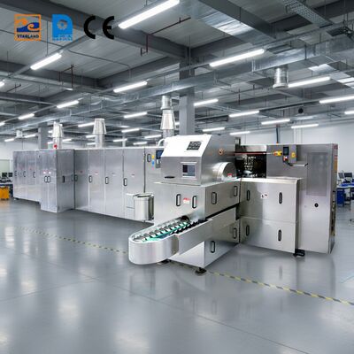 고품질 생산 및 제어를 지원하는 비디오 기술 지원을 갖춘 맞춤형 설탕 콘 생산 설비