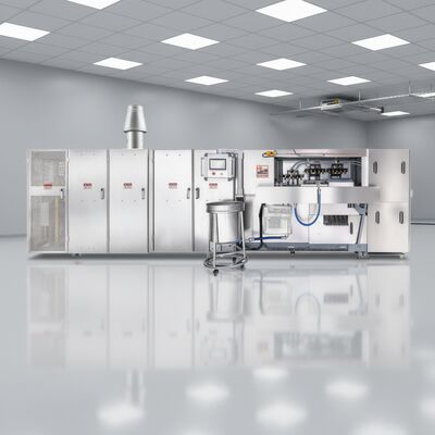 스테인리스 스틸 웨이퍼 코너 생산 라인 웨이퍼 코너 제조를 위한 PLC 제어 시스템을 갖춘 자동 작동