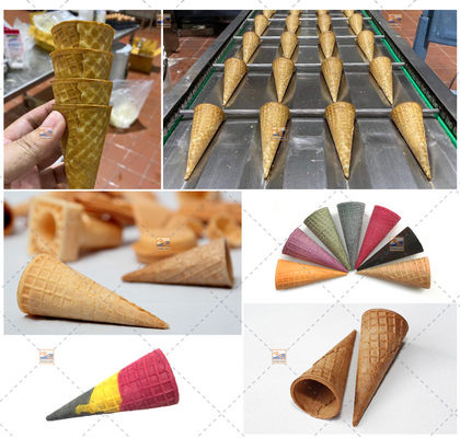 스낵 식품 아이스크림 웨이퍼 콘 성형기 5400Cones/Hour